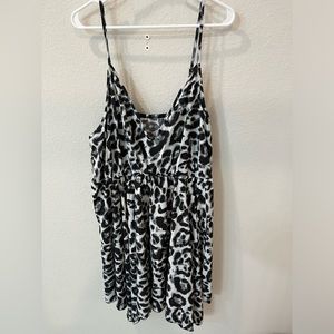 SHEIN leopard print spaghetti strap dress 4x
